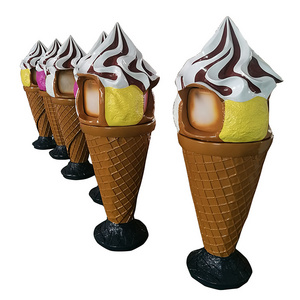 Outdoor Ice Cream Cone Custom Ice cream Shape Display Decorative,ice cream chairs