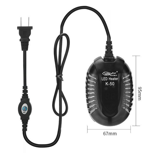 Mini Fish tank Heater with Automatic Low-water level and Constant temperature, Fish tank Heating Rod Battery Powered