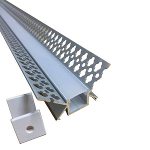 Led Profiles Aluminum Cabinet lighting Pvc cover Extrusion Strip Recessed Linear Lights Bar suppliers