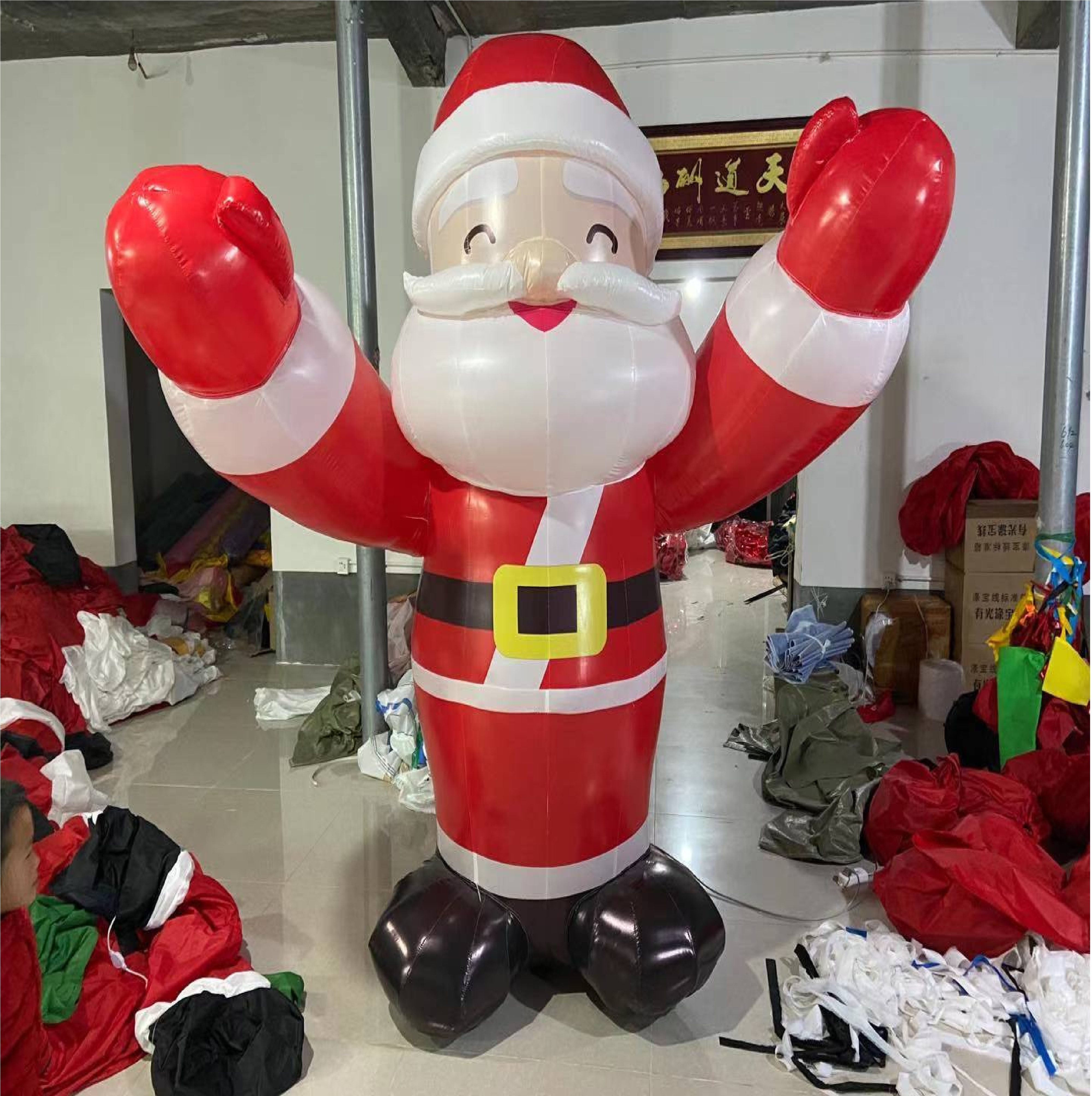 Colorful Giant Inflatable Santa Claus christmas tree,Amazing Santa Claus Outdoor,Holiday Season Inflatable Santa