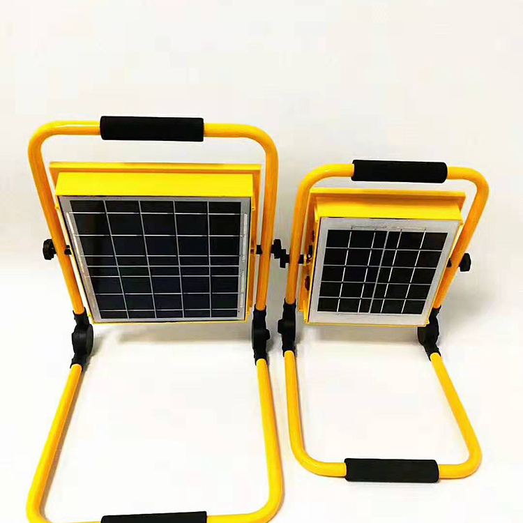 LED Rechargeable Portable Flood Light 50W 100W Camping Travel Emergency USB Solar Panel Charging Lamp