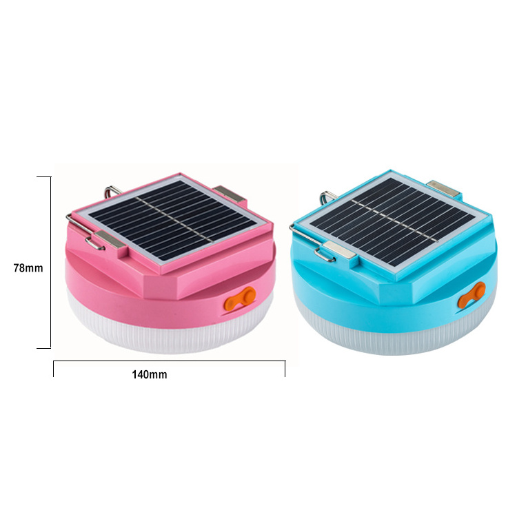 Solar Power Rechargeable LED  Emergency Camping Lantern For Outdoor Hiking Tent Handing Light