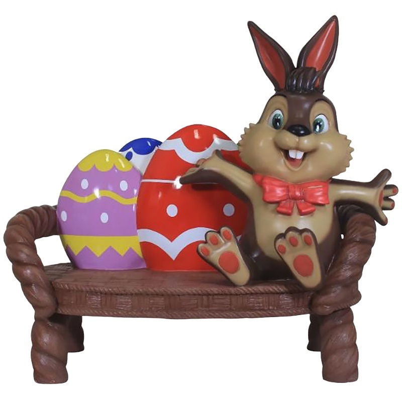 Fiberglass Decoration Large Size Artistic Easter Egg for Sale wholesale fiberglass Easter eggs sculptures Artificial easter eggs