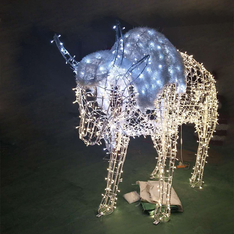 3D animal sculptures reindeer led light christmas reindeer outdoor,christmas outdoor reindeerd,christmas outdoor reindeets