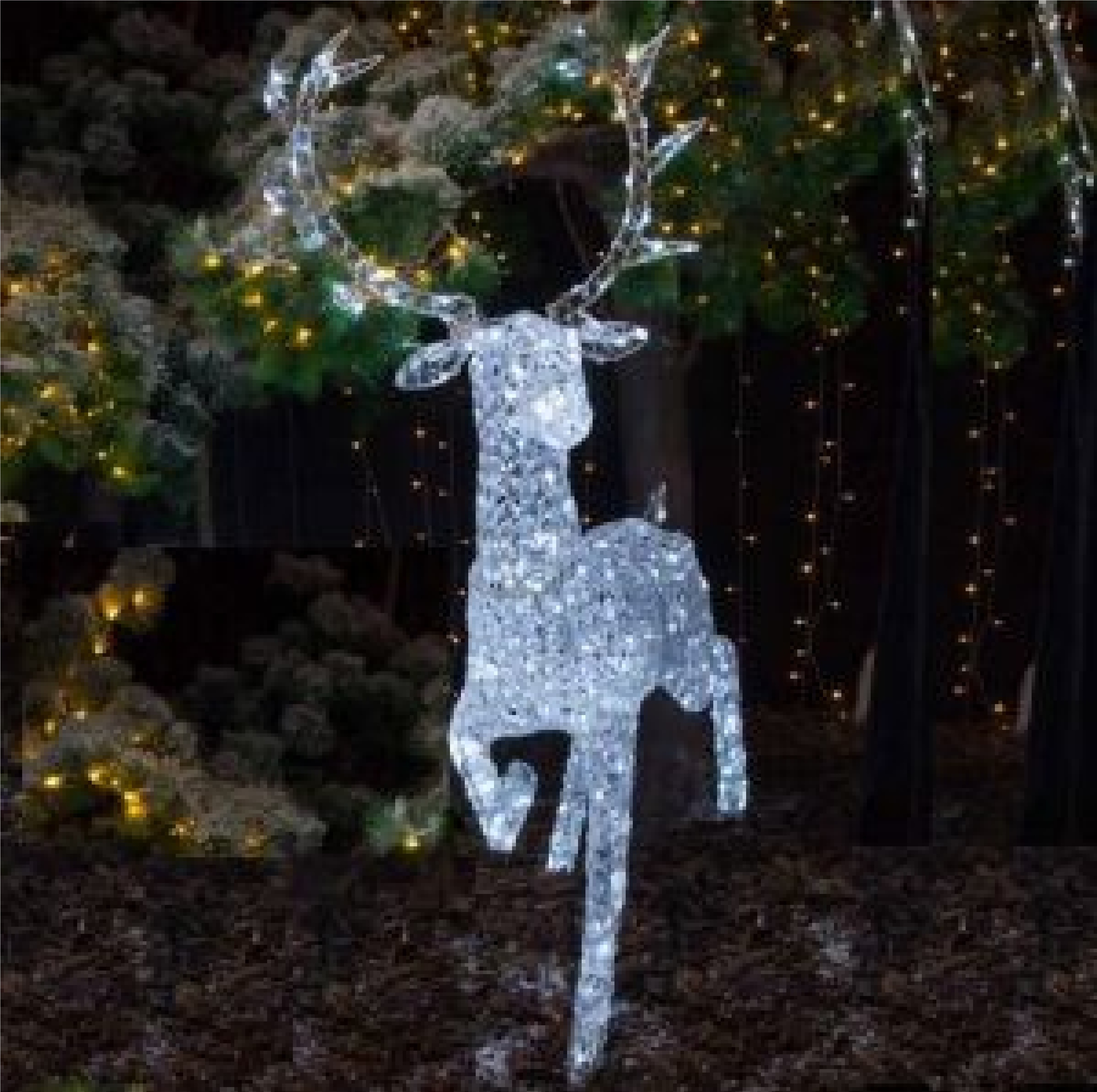 christmas decoration led light reindeer with sleigh,reindeer with sleigh led christmas lights,pre-lit white christmas reindeer