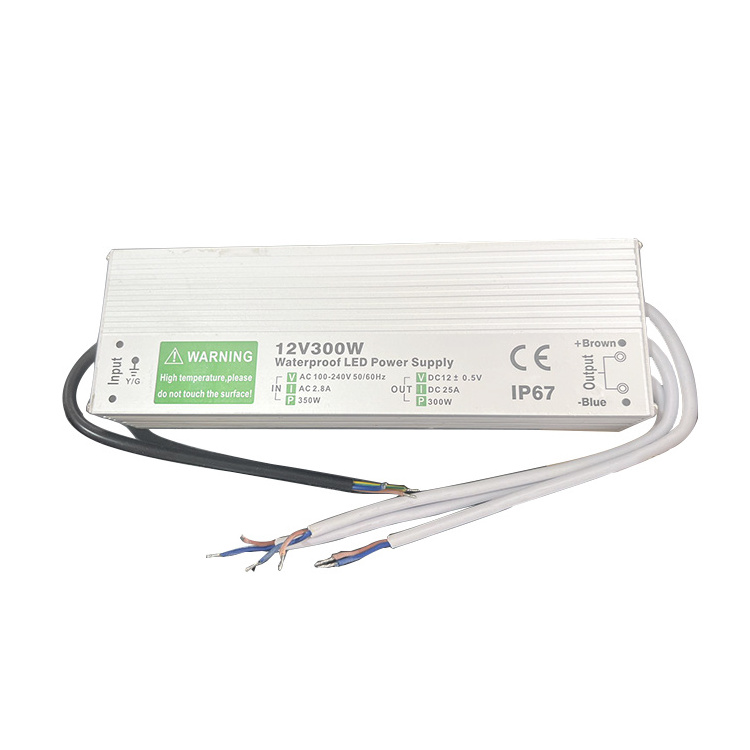 smps led dc 12v 24v 60W 120W 200W 300W 400W 33a outdoor waterproof IP67  led strip use switching power supply driver