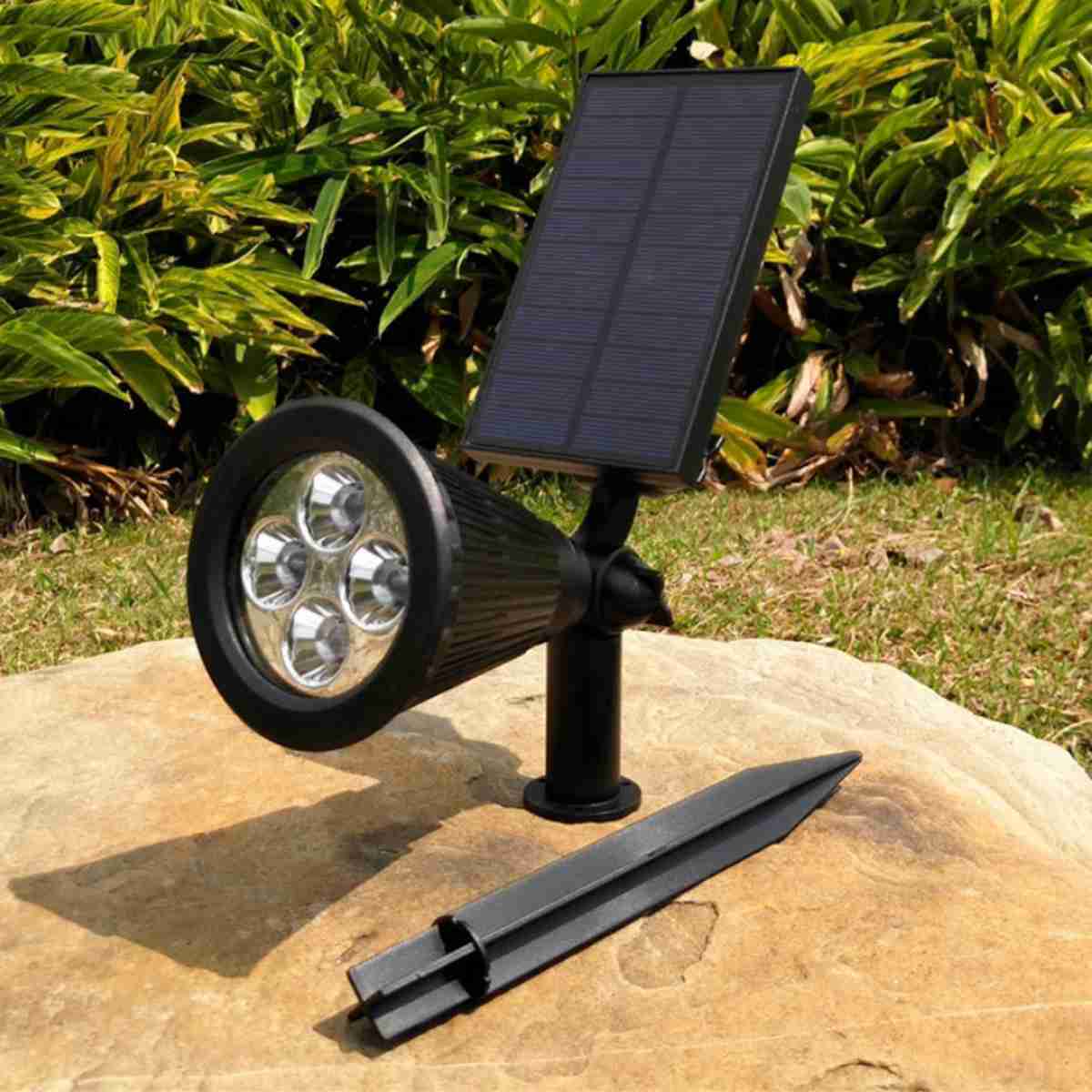 Led solar garden spotlight waterproof outdoor solar spotlight tree wall lawn,led portable spotlights solar,spotlight led solar