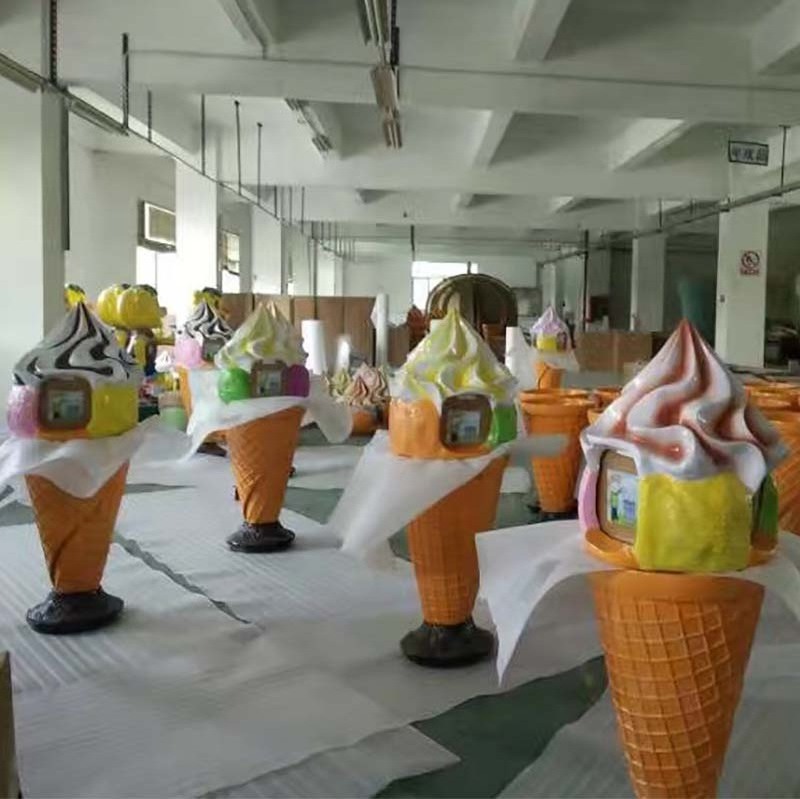 Outdoor Ice Cream Cone Custom Ice cream Shape Display Decorative,ice cream chairs