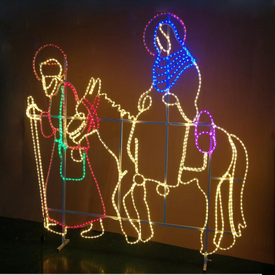 Jesus Birth Nativity Christmas Motif Rope Lights decoration light jesus christmas lights