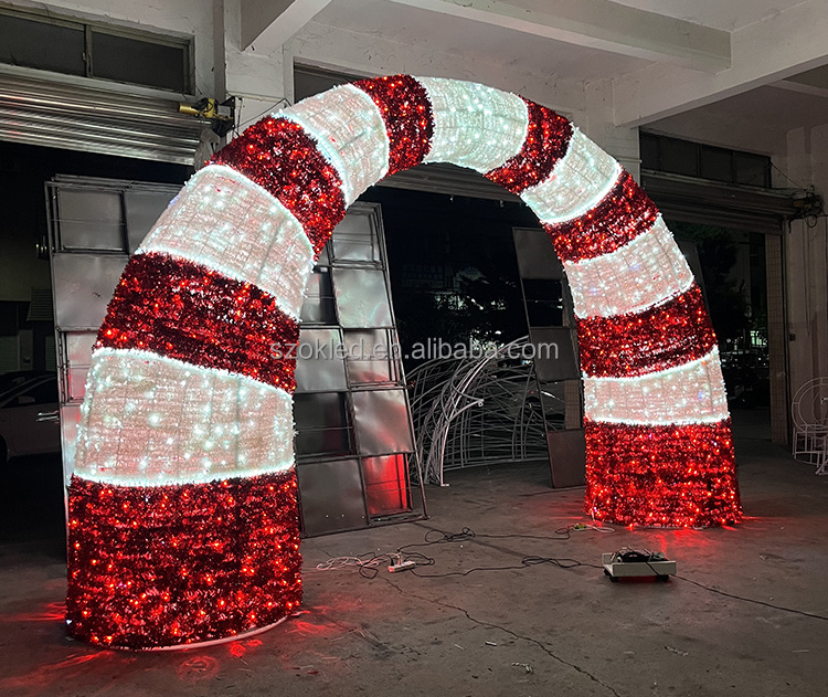 Outdoor lighting festival advertising inflatables inflatable led rainbow event night club event arch