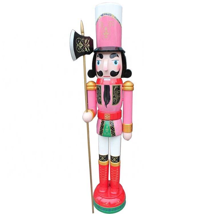 Outdoor oversize 6ft 180cm large christmas figurine nutcracker soldiers