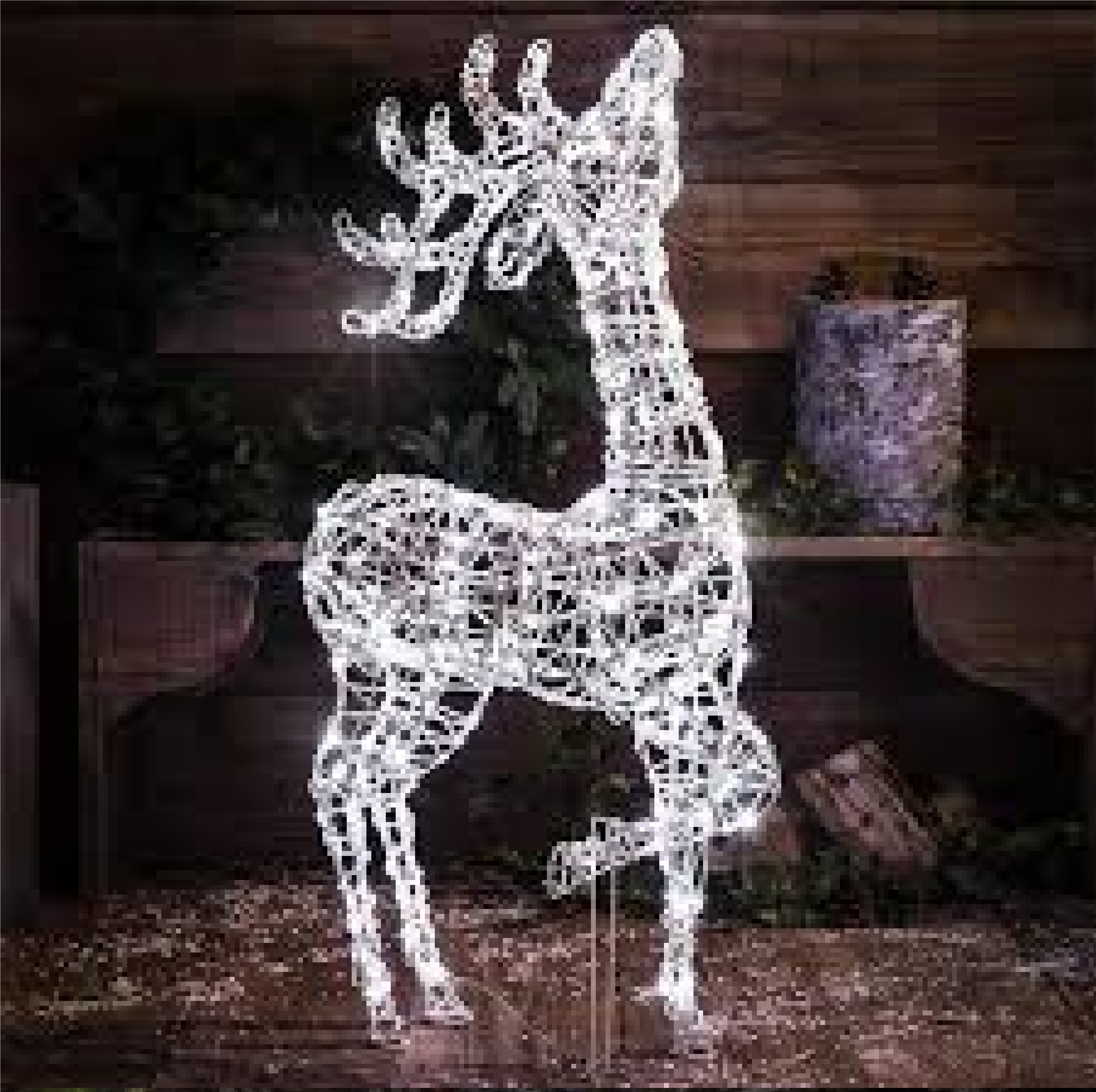 christmas decoration led light reindeer with sleigh,reindeer with sleigh led christmas lights,pre-lit white christmas reindeer