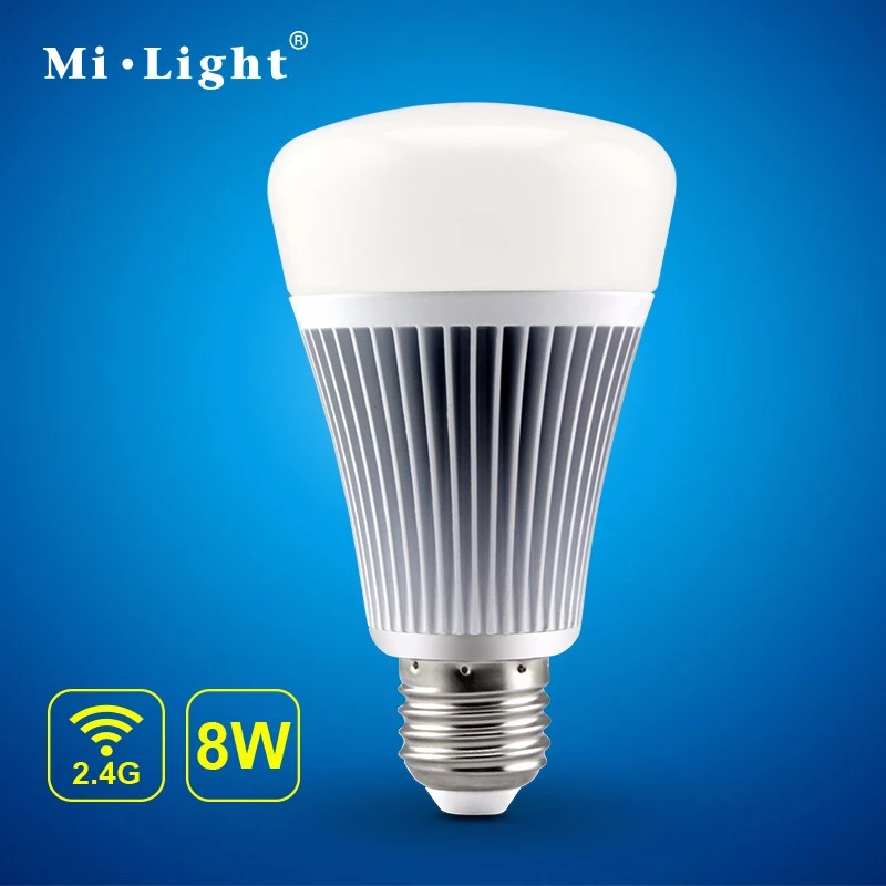 AC86~265V LED Bulb Light Mi Light 12W RGB+CCT LED Bulb FUT015 Intelligent lighting Home Furnishing For Smartphone Remote Control