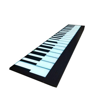 outdoor led disco dance lights floor piano giant foot piano for sale