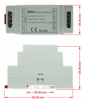 DL111 3 Channel DALI RGB led dali controller