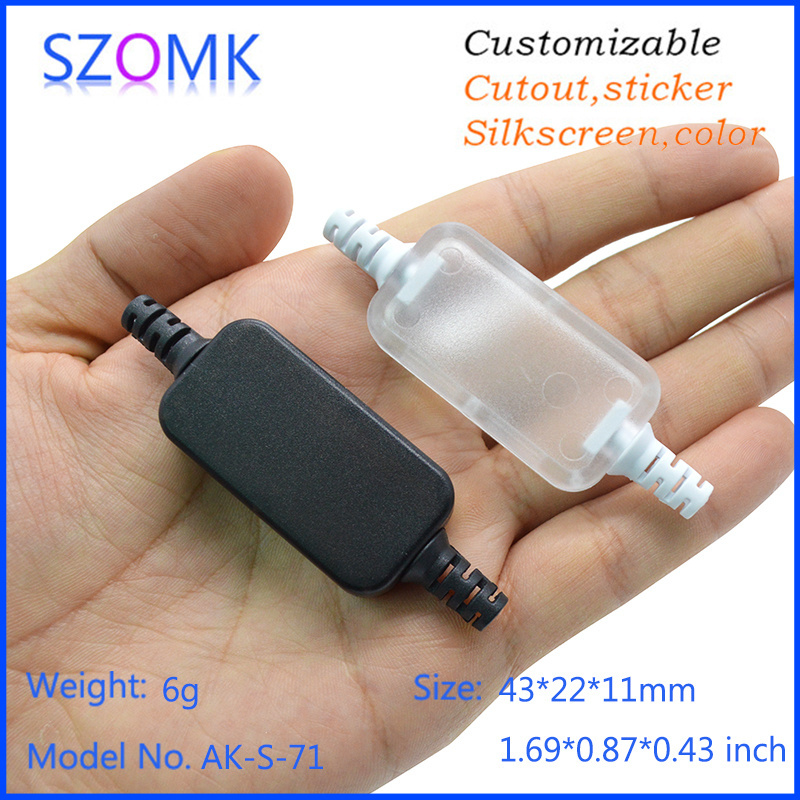 Szomk plastic usb enclosure electrical distribution box