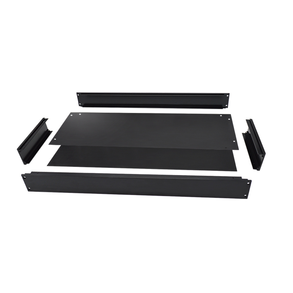 Custom 19 inch Metal Sheet Bending Enclosure amplifier rack case 1u 2U 3u 4u Aluminum Rackmount Server Chassis