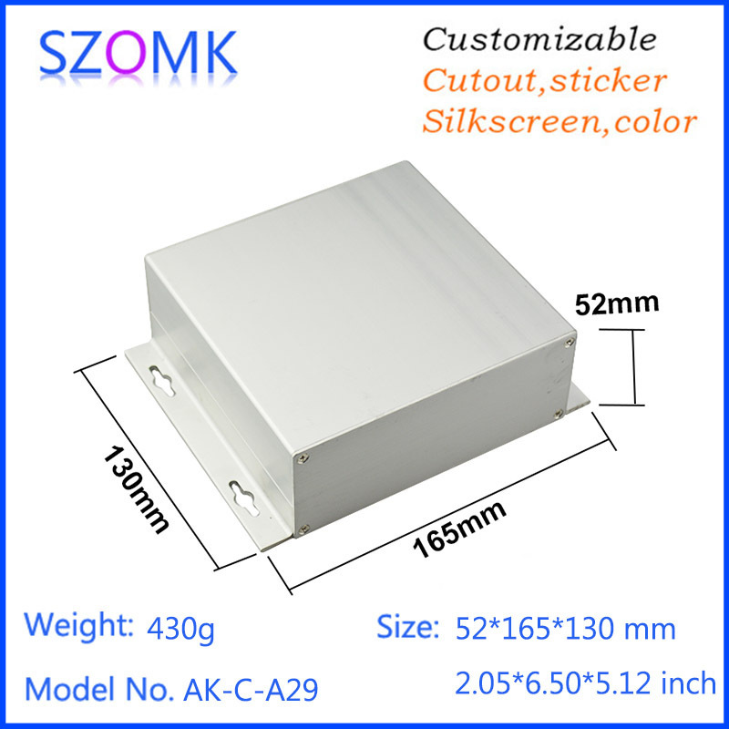 Aluminum electronic enclosure power supply housing case