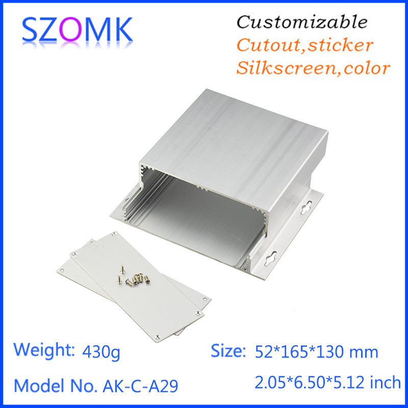 Aluminum electronic enclosure power supply housing case