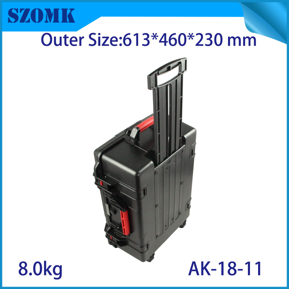 SZOMK IP67 waterproof AK-18-11 613*460*230mm outdoor storage box pp plastic boxes toolbox electrical