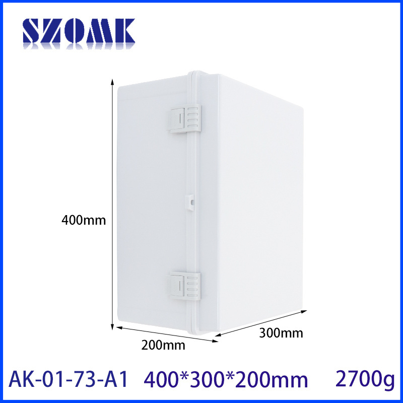 SZOMK 430x330x180mm Projector Waterproof Outdoor Cnc Ip66 Pcb Box Electrical Abs Plastic  Electronics Instrument Enclosures