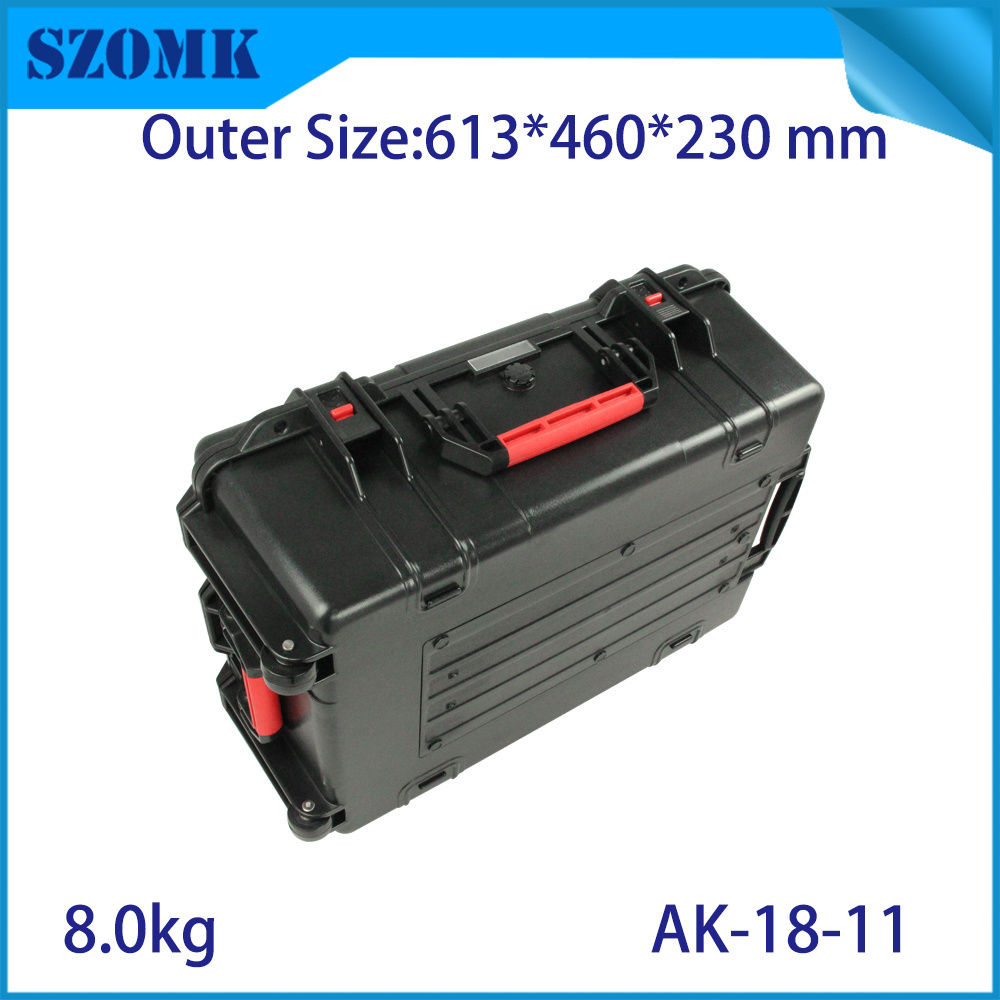 SZOMK IP67 waterproof AK-18-11 613*460*230mm outdoor storage box pp plastic boxes toolbox electrical