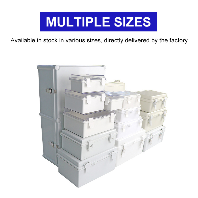 SZOMK Wholesale OEM ODM Customized ABS Outdoor IP65 Waterproof Distribution Box Hinged Cover Enclosure Junction Box