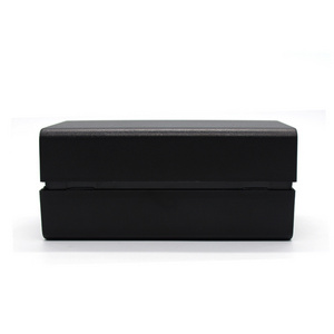 Black color plastic case for electronics project wall outlet enclosure