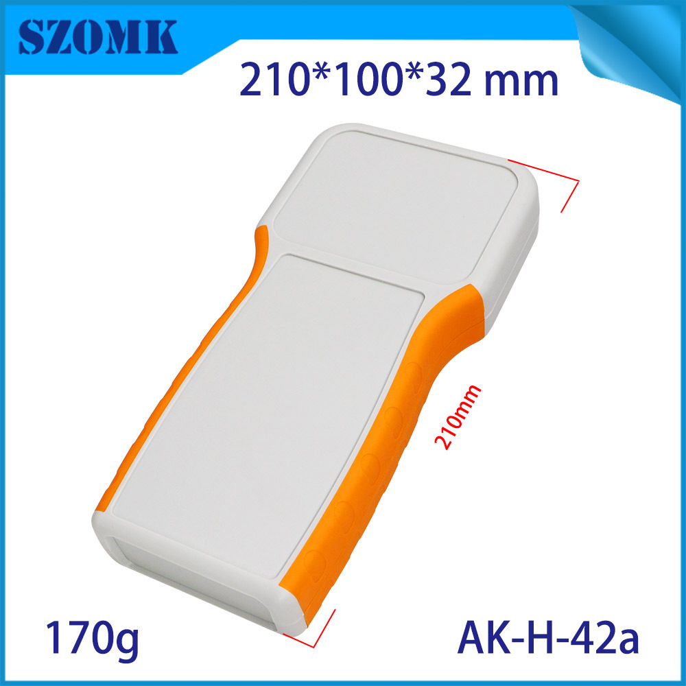 Szomk ABS Handheld Instrument Battery Case Electronic Box Portable Display Small Remote Plastic Handheld Enclosure