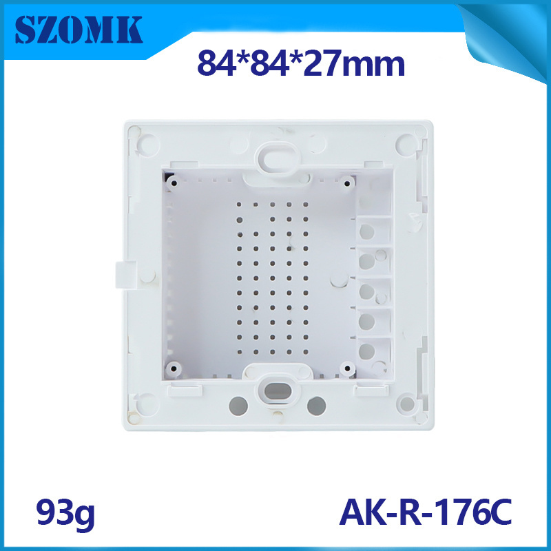 SZOMK custom plastic case small plastic enclosure AK-R-176C smart touch switch case of smart switch