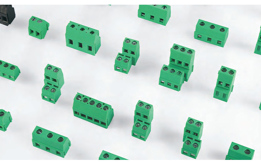 Module Board Connector Assortment Kit Power Connectors Screw Fixed Barrier Strip Connector Pcb Terminal Blocks With Screw