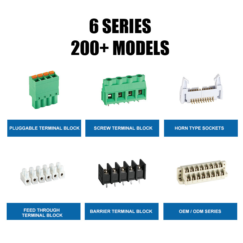 Module Board Connector Assortment Kit Power Connectors Screw Fixed Barrier Strip Connector Pcb Terminal Blocks With Screw