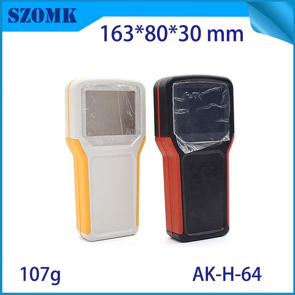 Szomk ABS Handheld Instrument Battery Case Electronic Box Portable Display Small Remote Plastic Handheld Enclosure