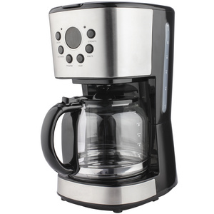 Electric Programmable Coffee machine with Digital Timer and  LCD display Coffee maker