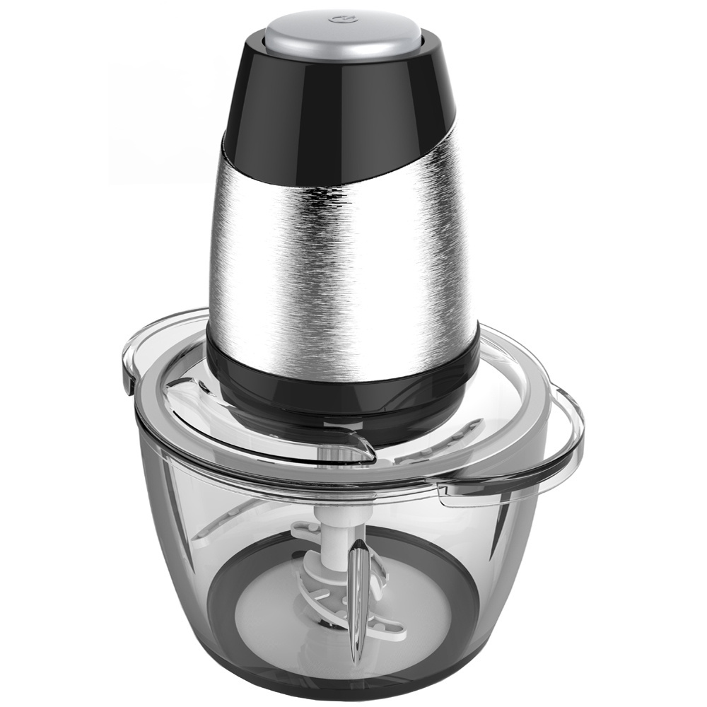 2L stainless steel food chopper with 2L SS bowl and stainless steel body