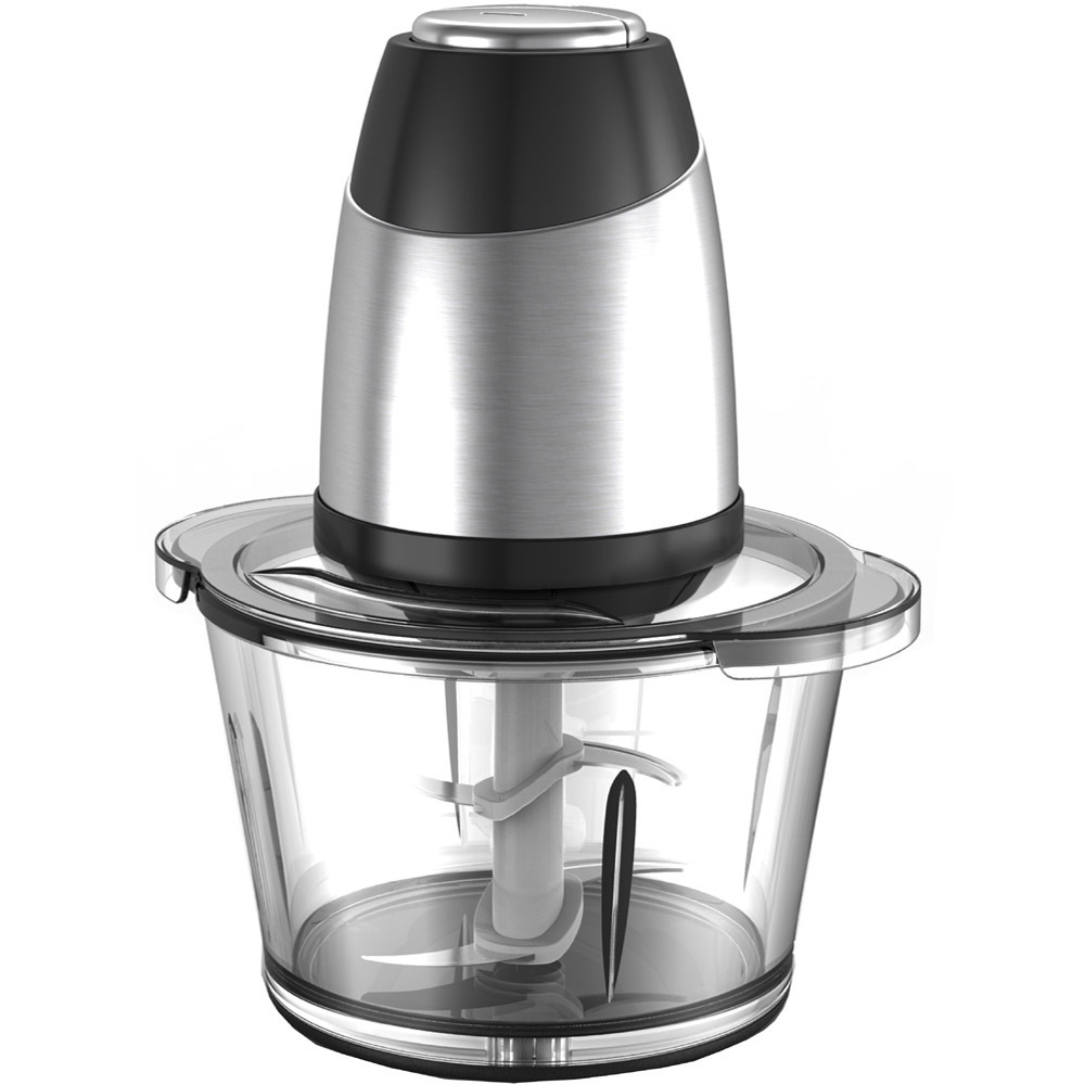 2L stainless steel food chopper with 2L SS bowl and stainless steel body