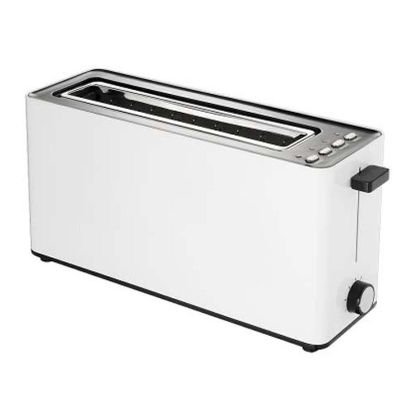 4 Slice Toaster with cover and stainless steel body