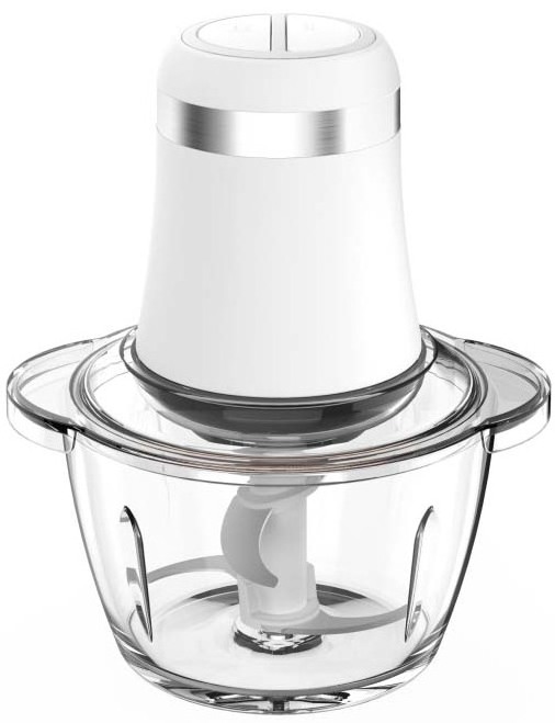 2 liter food chopper with glass bowl, 350W stainless steel chopper