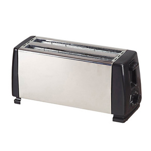 4 Slice Toaster with cover and stainless steel body