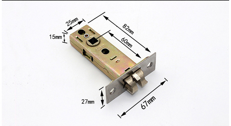 Numerical Pin Code Push Button keyless Metal Keypad IP65 Waterproof Mechanical Combination Door Lock