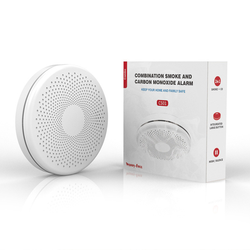 ORITECK Smart Tuya Wifi Fire Smoke CO Detector Alarm Home Security Alarm System 2 IN 1 Smoke Alarm and Carbon Monoxide Detector