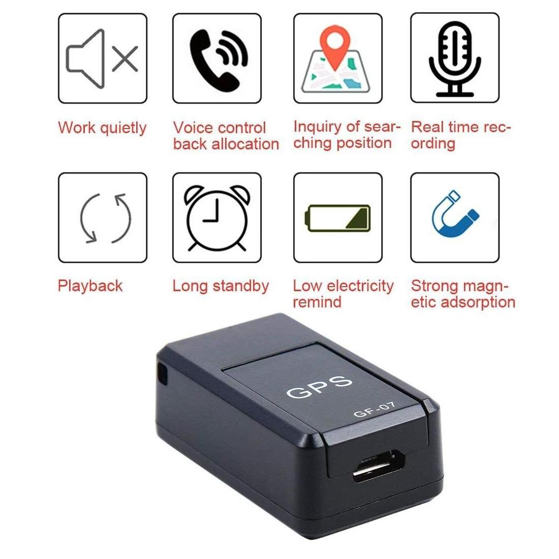 Electronic Fence Voice Control Callback GF07 Mini Camera GSM, GPS Mini Tracker with SOS Button GF07