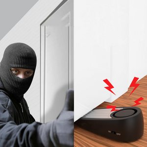 Factory Price Home Security Door Alarm Stopper With Loud Sound Anti Theft Burglar 130dB Siren Door Stop Vibration Alarm