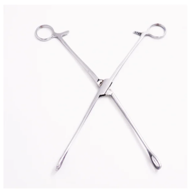 Reusable Haemostatic Forceps Sponge Forceps Straight with Teeth