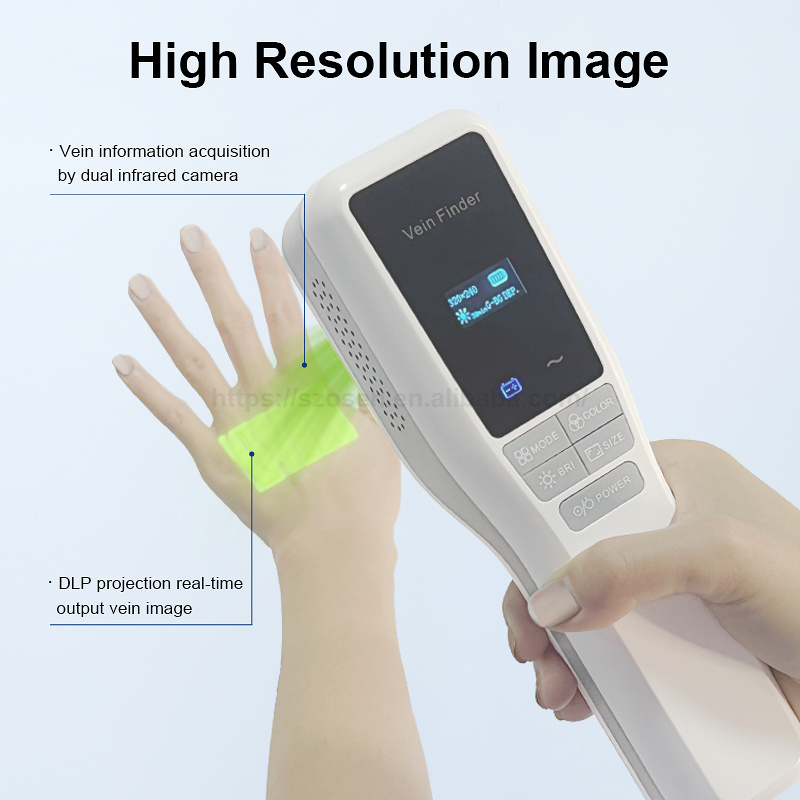 Adult Vet Medical Projection Infrared Vein Viewer Vascular Detector Illuminator Handheld Portable Vein Finder