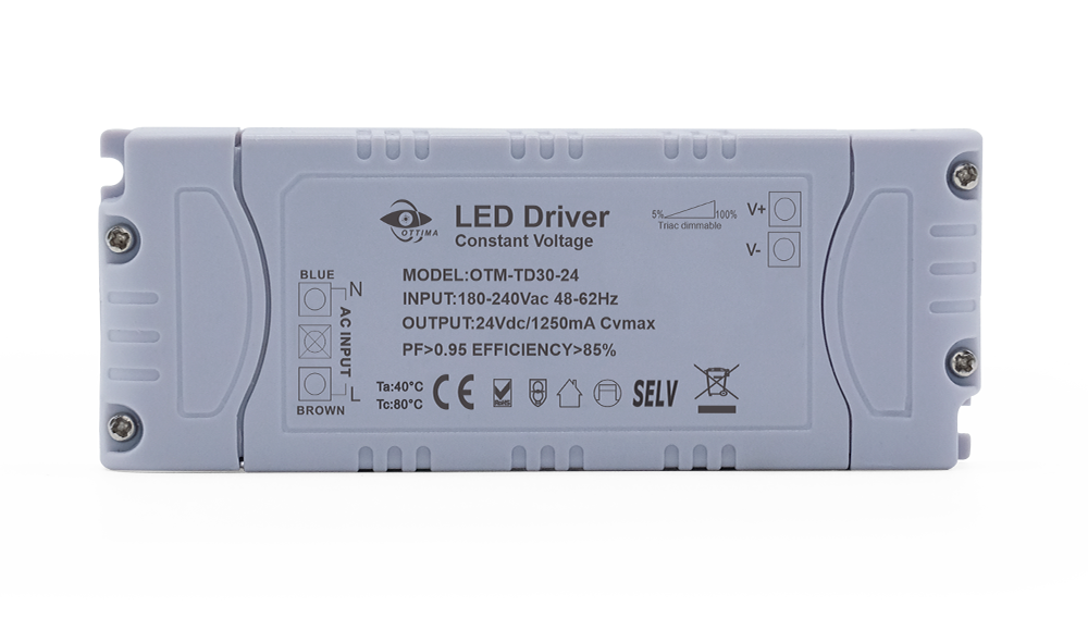 12V 24V 12W 20W 30W 40W 60W 80W 100W Constant Voltage LED bulb light LED Strip Light Triac Dimmable LED power supply