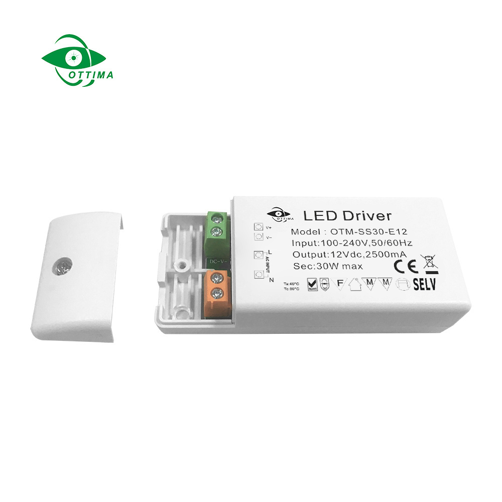 12V 24V Mini LED Power supply slim 6W 12W 15W 24W 30W LED Driver