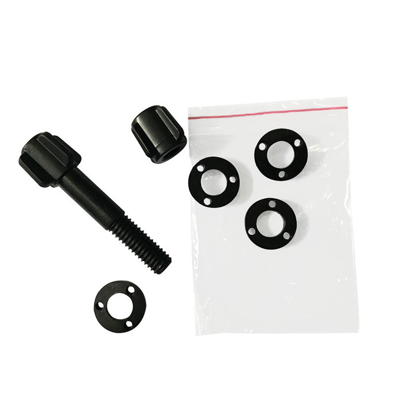 One Set Black Plastic Searchcoil Screw and Washers Metal Detector Accessories