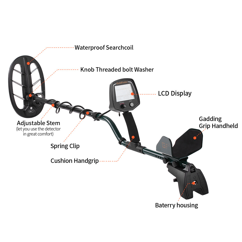 Best selling gf2 metal detector for gold, treasure hunting diamond detector metales, professional gold metal detector in dubai