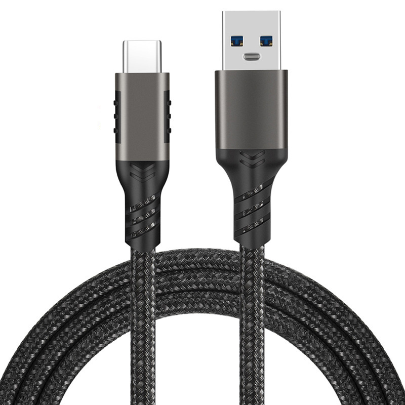 3.0 hard disk type-c date cable 10Gbps data USB3.2 fast charging nylon braided usb cable type c fast charging cable